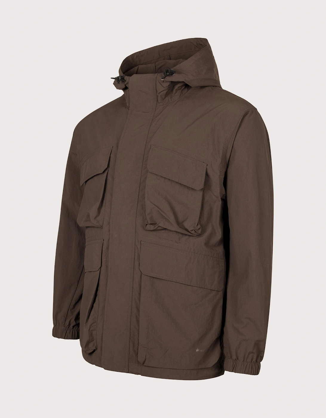 Regular Fit Nylon Double Rip Jacket