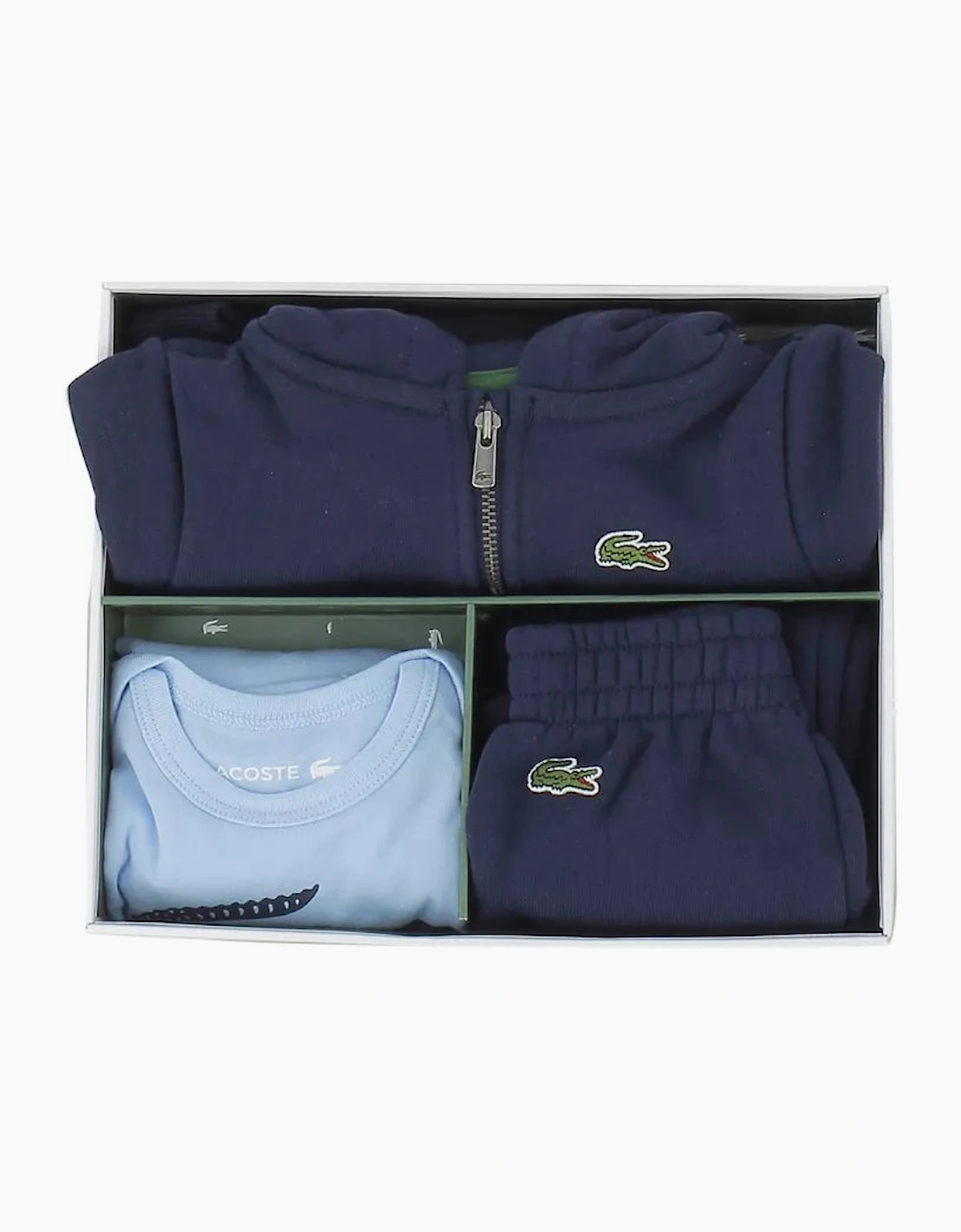 LACOSTE BABY/TODDLER PREMIER FLEECE SET IN MARINE BLUE 647192