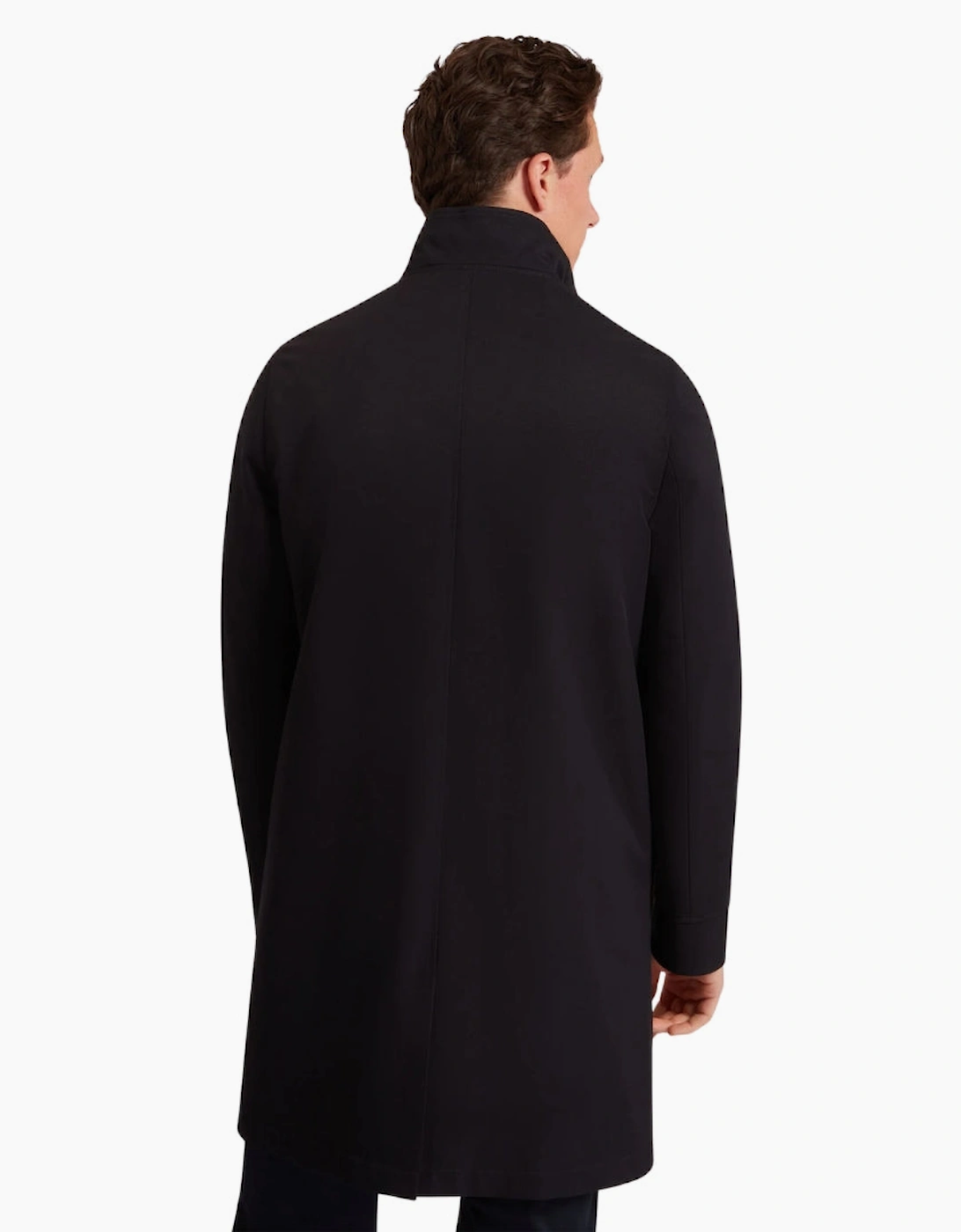 Ted Baker Ruabon Nylon Funnel Neck Navy Jacket