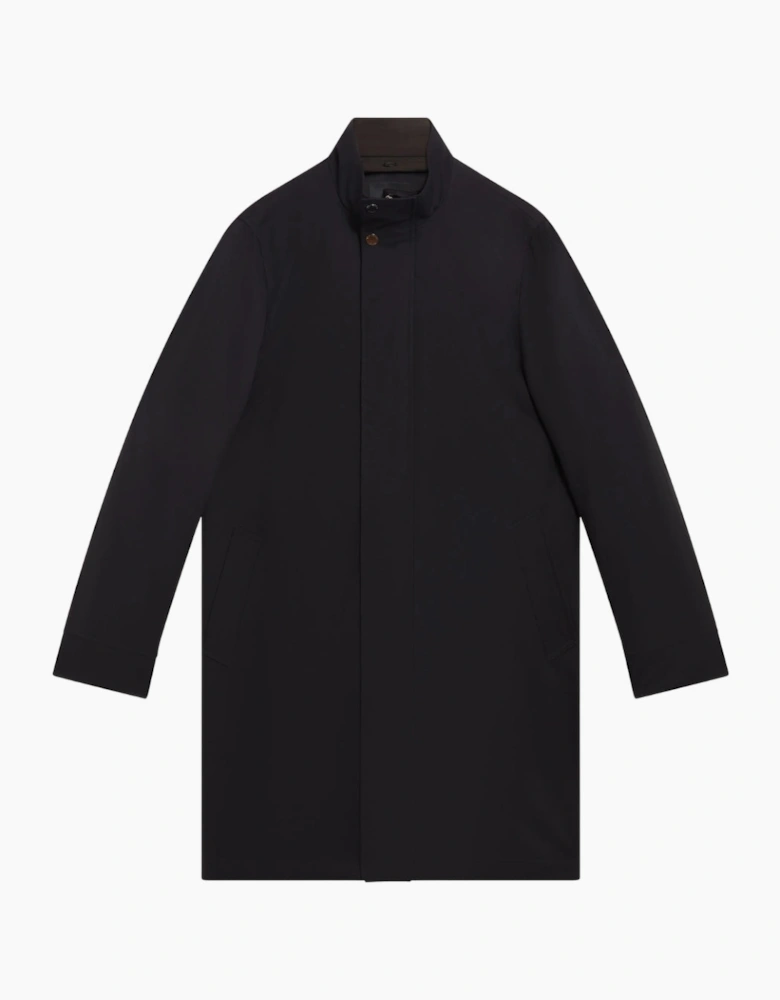 Ted Baker Ruabon Nylon Funnel Neck Navy Jacket
