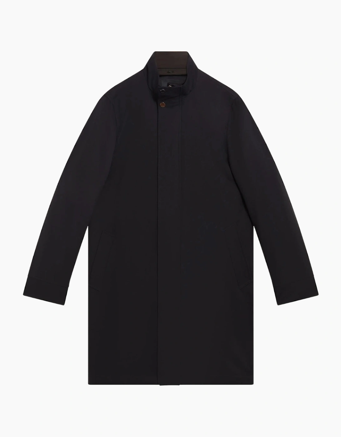 Ted Baker Ruabon Nylon Funnel Neck Navy Jacket