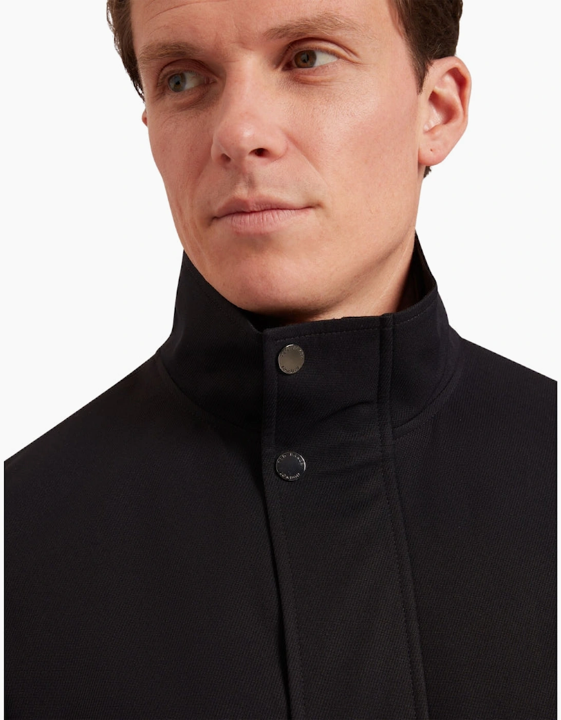 Ted Baker Ruabon Nylon Funnel Neck Navy Jacket