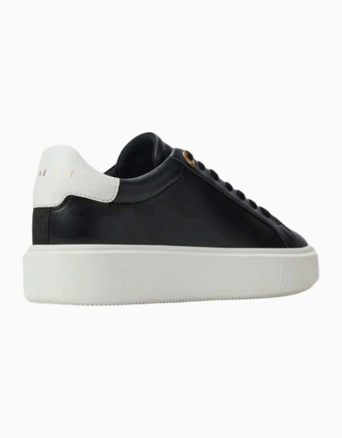 Ted Baker Lorieee Smooth Black Leather Trainers