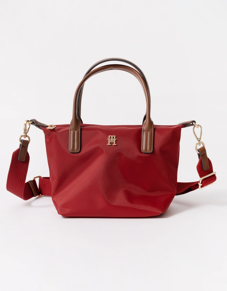 Tommy Hilfiger Popette Womens Mini Tote Bag - Red