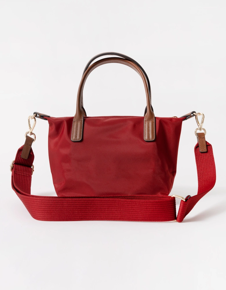 Tommy Hilfiger Popette Womens Mini Tote Bag - Red