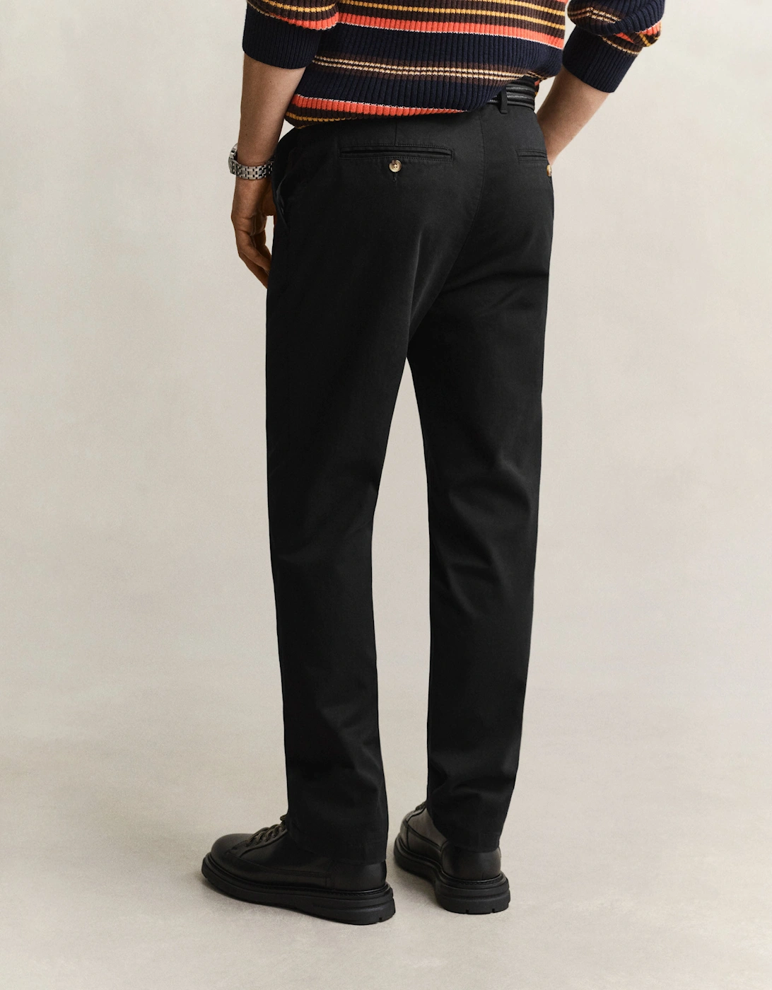 GANT Mens Regular Fit Classic Chinos - 05 Black