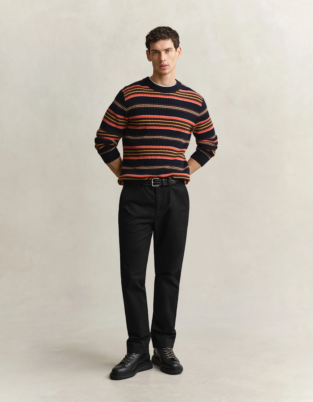 GANT Mens Regular Fit Classic Chinos - 05 Black