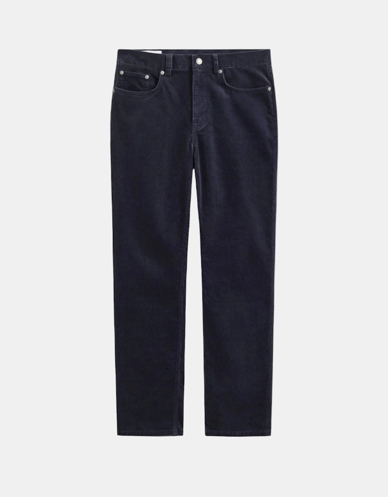 GANT Mens Regular Fit Cord Jeans - 433 Evening Blue
