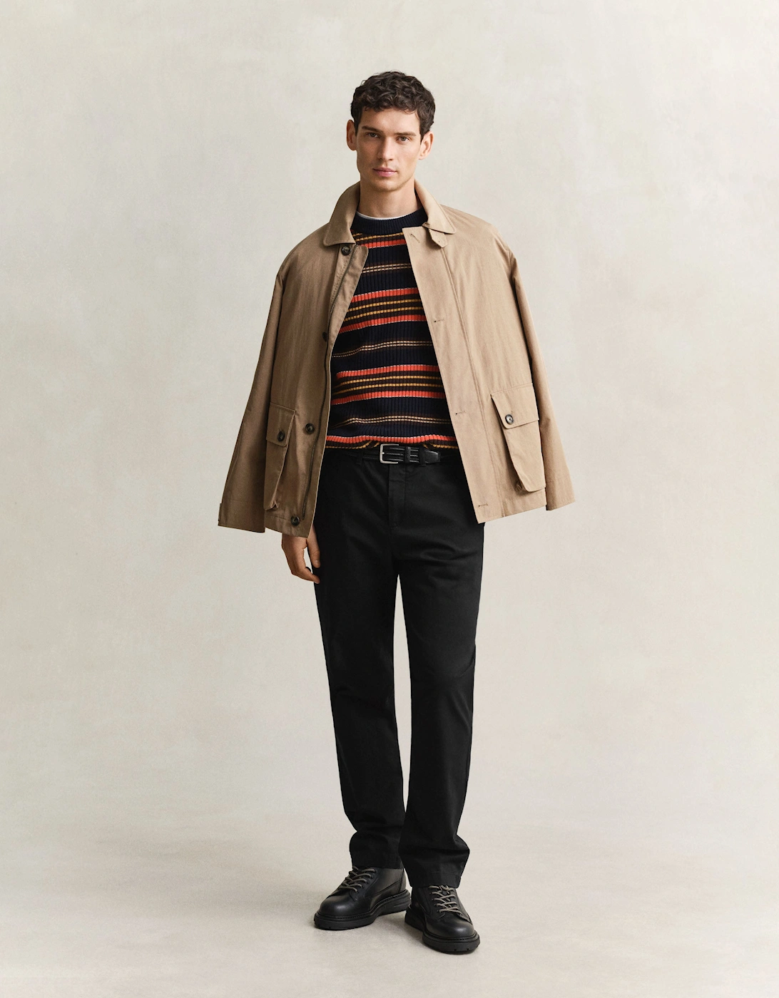 GANT Mens Regular Fit Classic Chinos - 05 Black