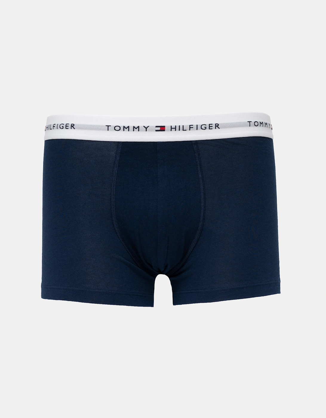 Tommy Hilfiger 3 Pack Mens Trunks - Carbon Navy/Blue In/Chm Blue
