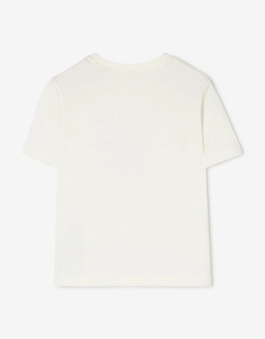 Burberry Girls Cedar Crest EKD T-Shirt in Ivory