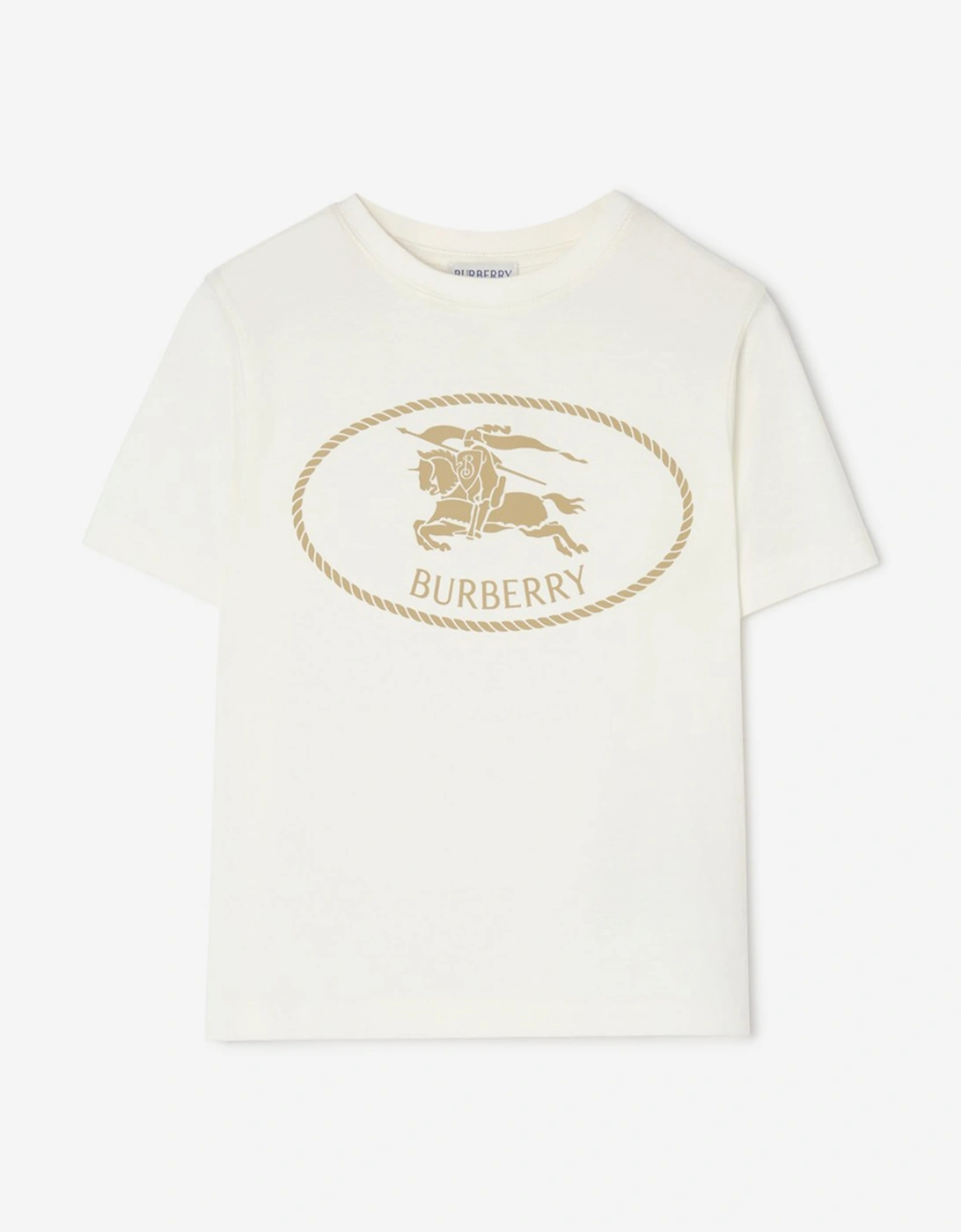 Burberry Girls Cedar Crest EKD T-Shirt in Ivory