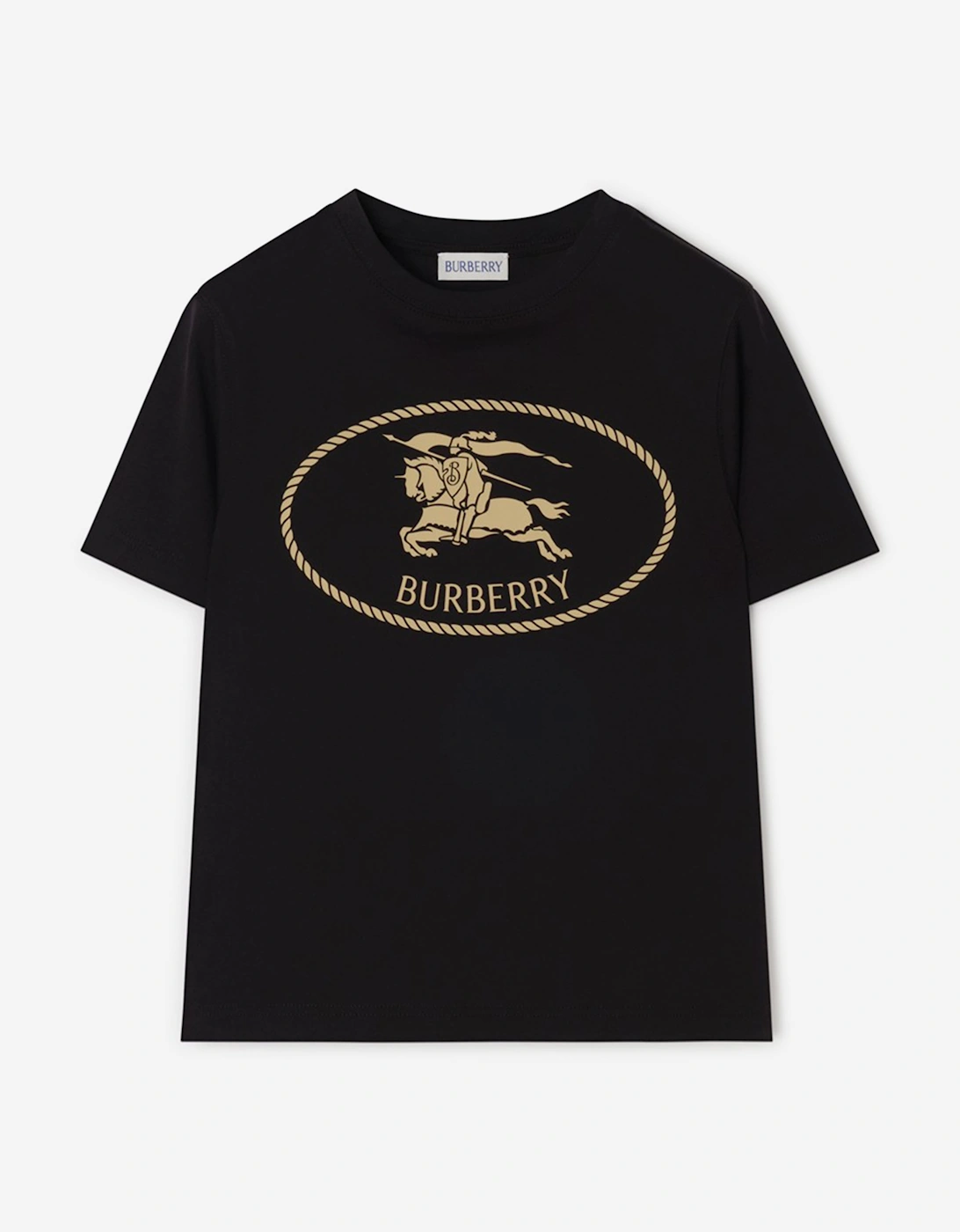 Burberry Boys Cedar EKD T-Shirt in Black