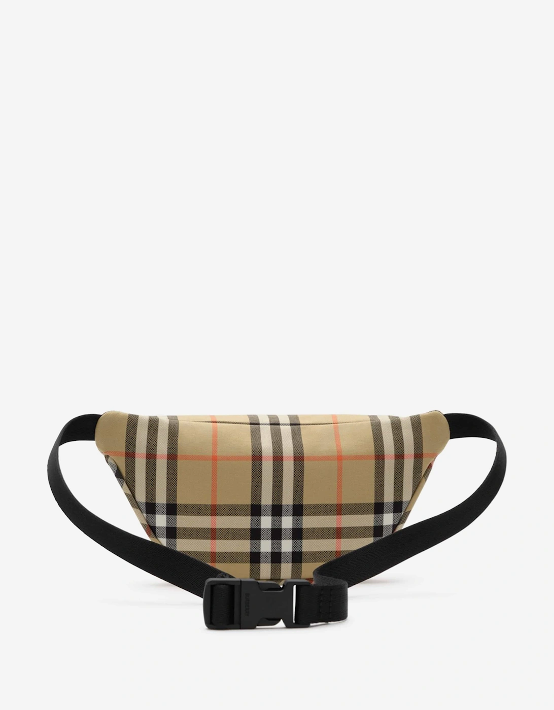 Burberry Kids Wilfred Check Belt Bag in Beige (23.5 cm)