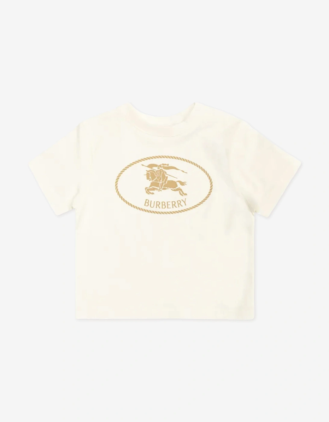 Burberry Baby Girls Cedar Crest EKD T-Shirt in Ivory