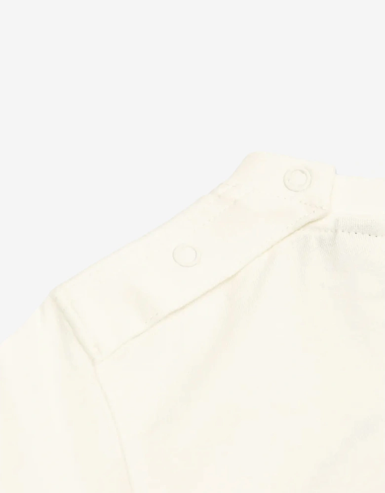 Burberry Baby Girls Cedar Crest EKD T-Shirt in Ivory