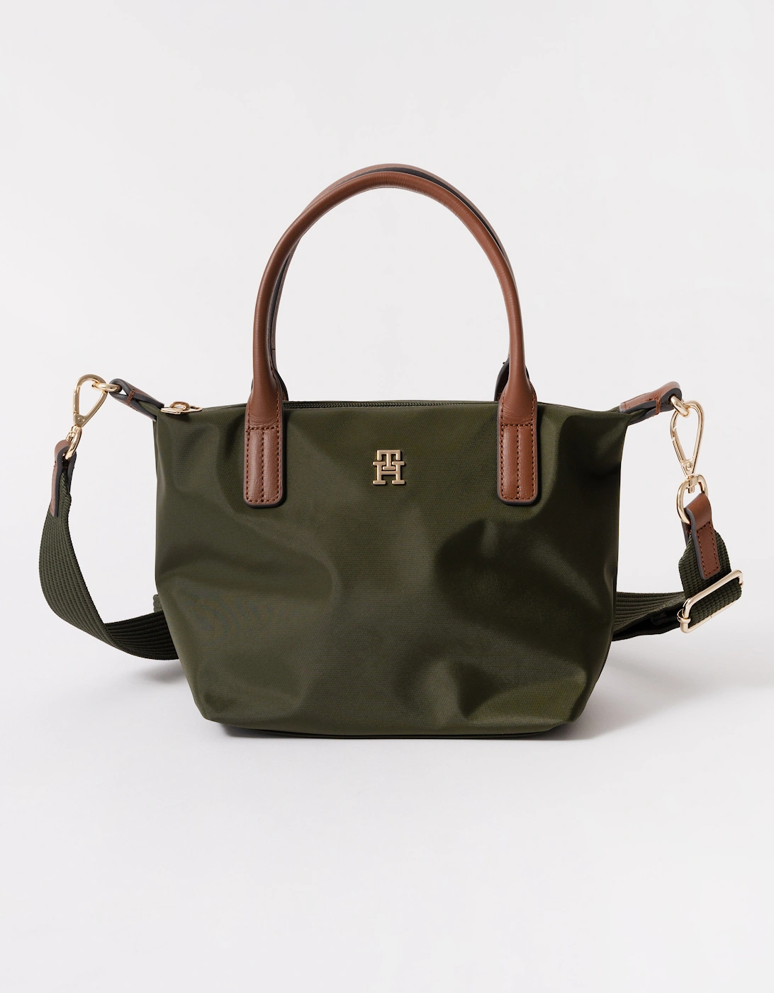Tommy Hilfiger Popette Womens Mini Tote Bag - Green