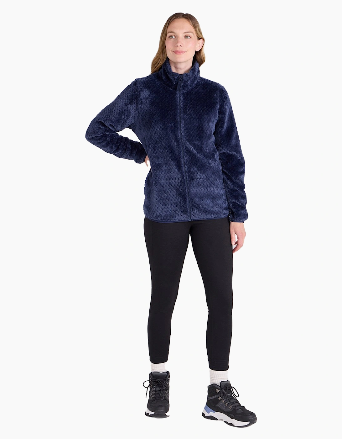 Mountain Warehouse Womens/Ladies Ivy Honeycomb Fleece Top