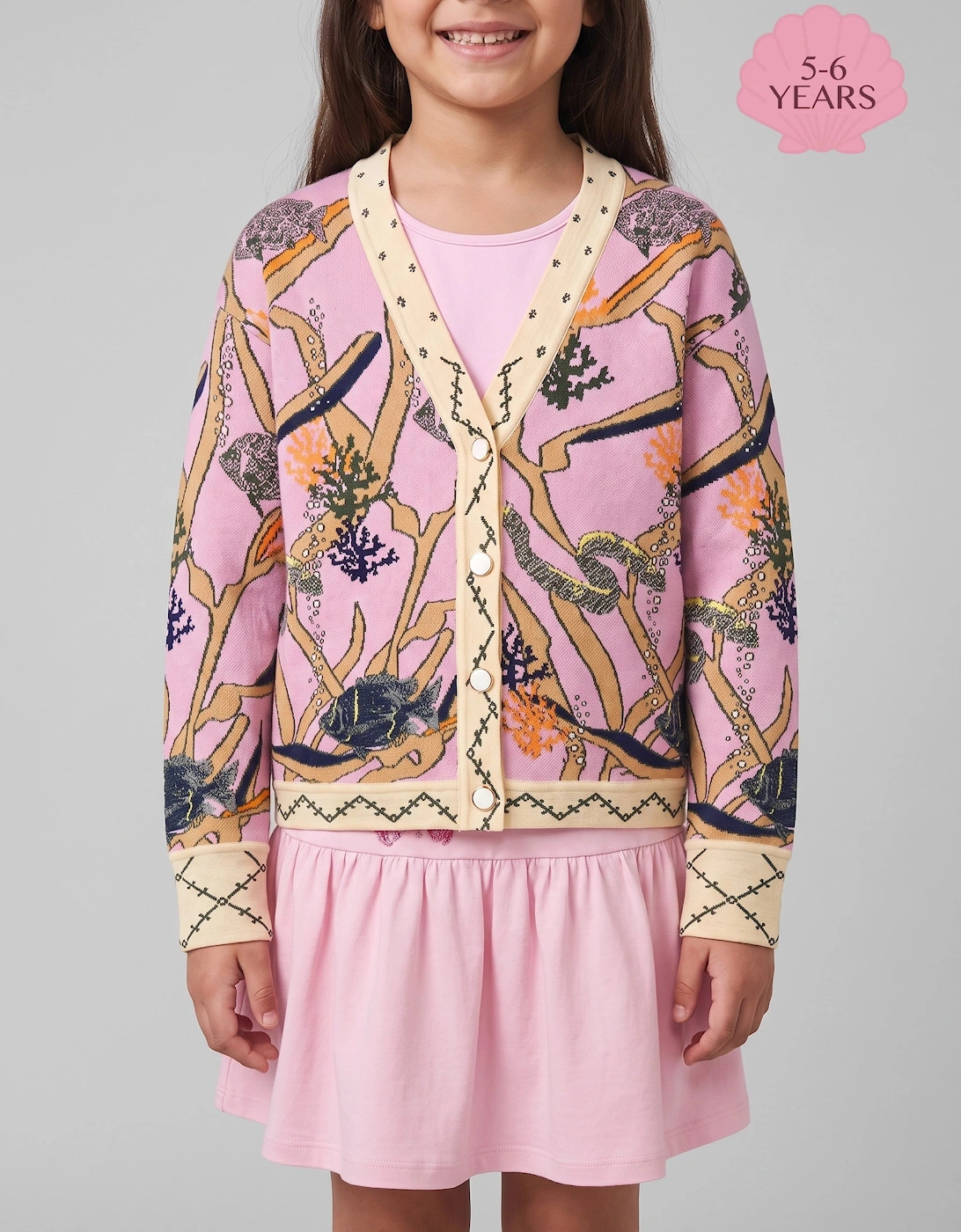 Bonnie Kids Pink Cardigan