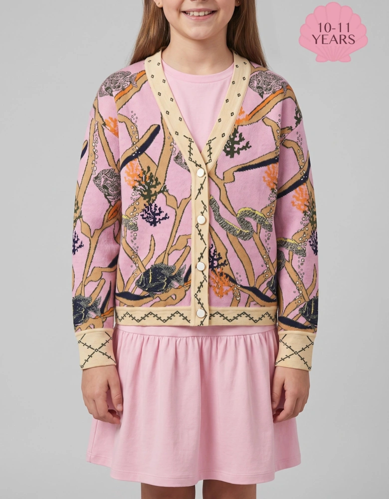 Bonnie Kids Pink Cardigan