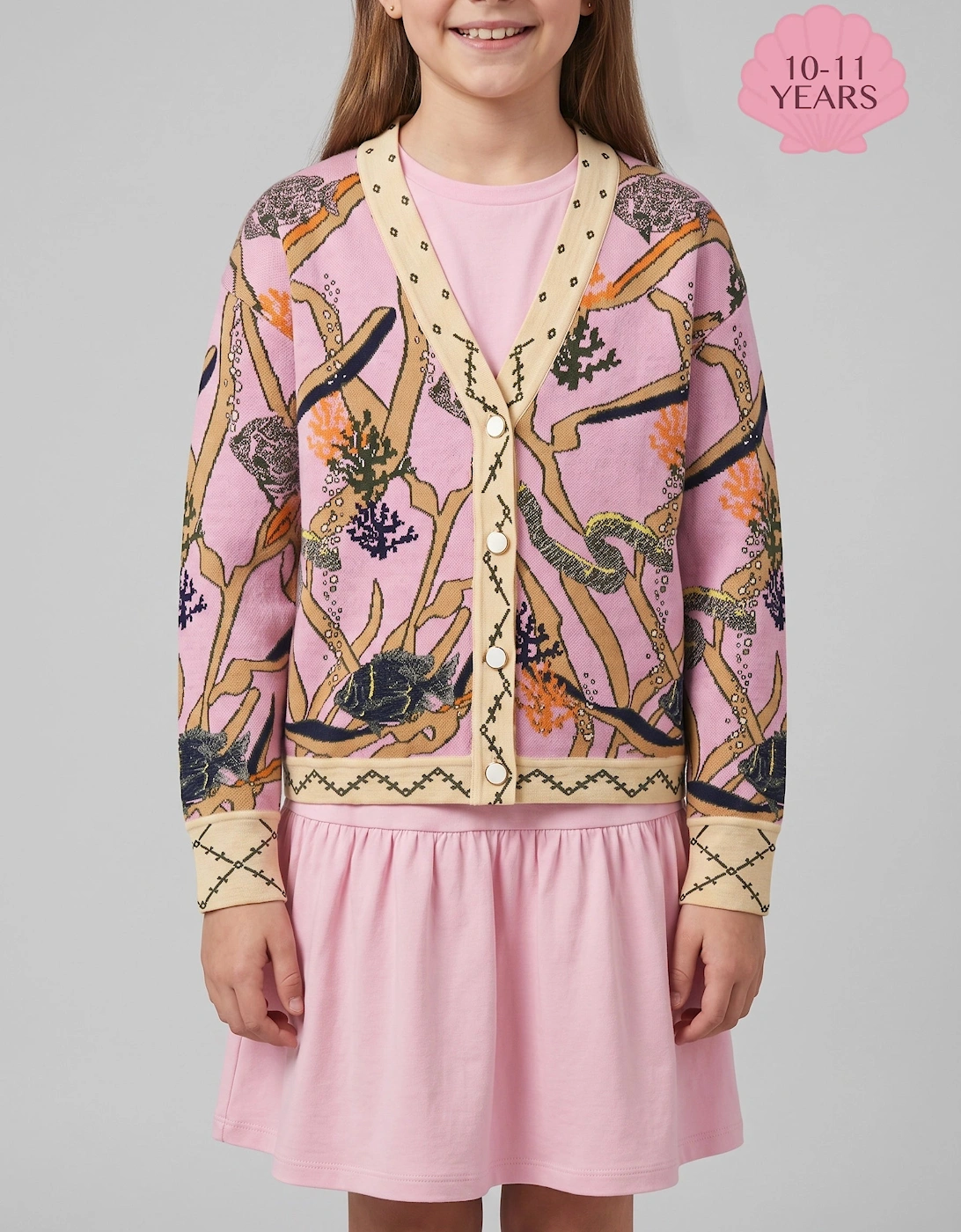 Bonnie Kids Pink Cardigan