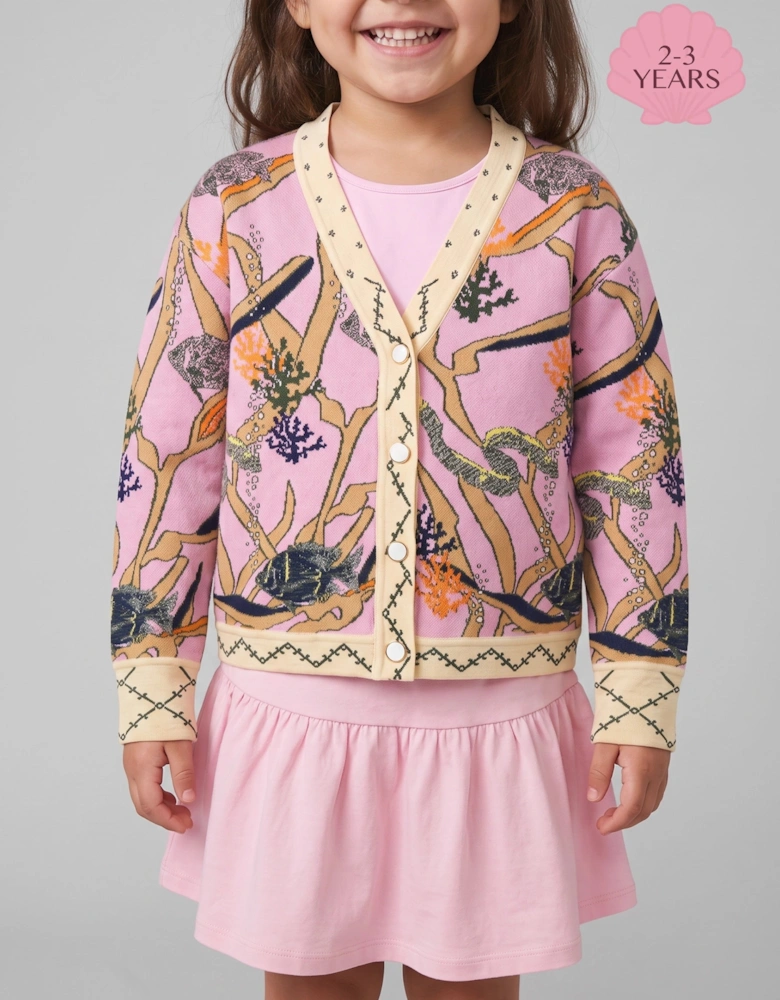 Bonnie Kids Pink Cardigan