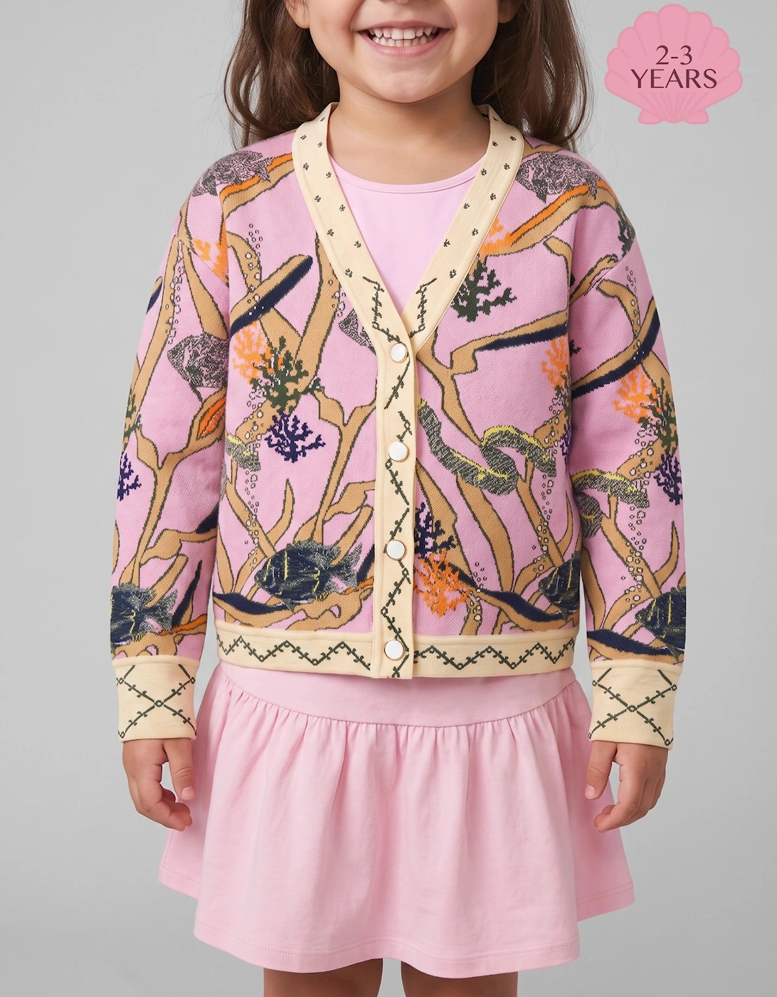 Bonnie Kids Pink Cardigan