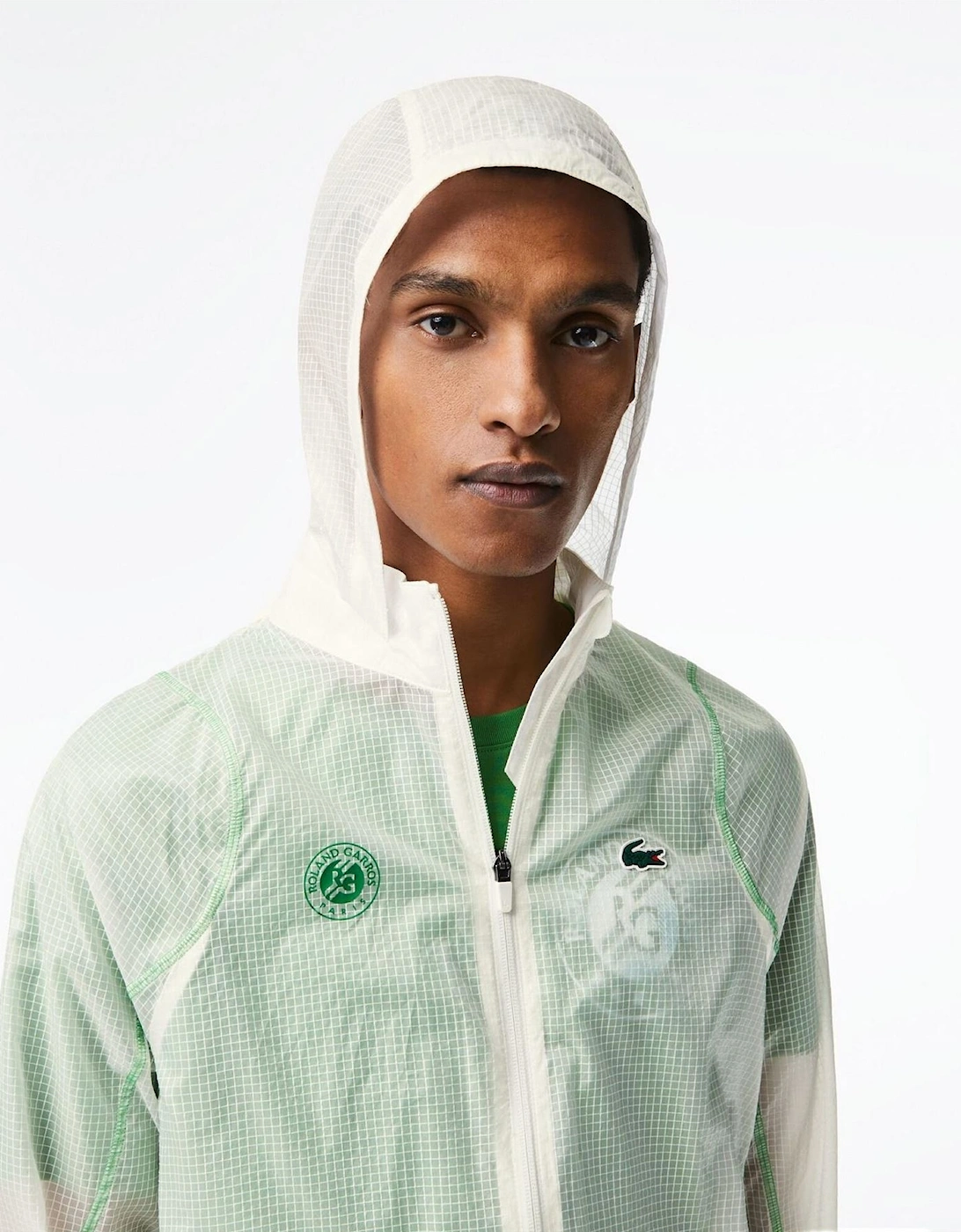 Hooded Relaxed Fit Rain Jacket