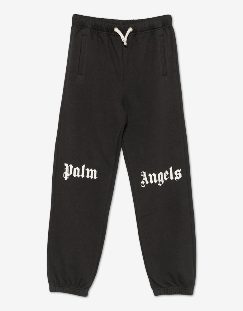Palm Angels Kids Classic Logo Joggers in Black