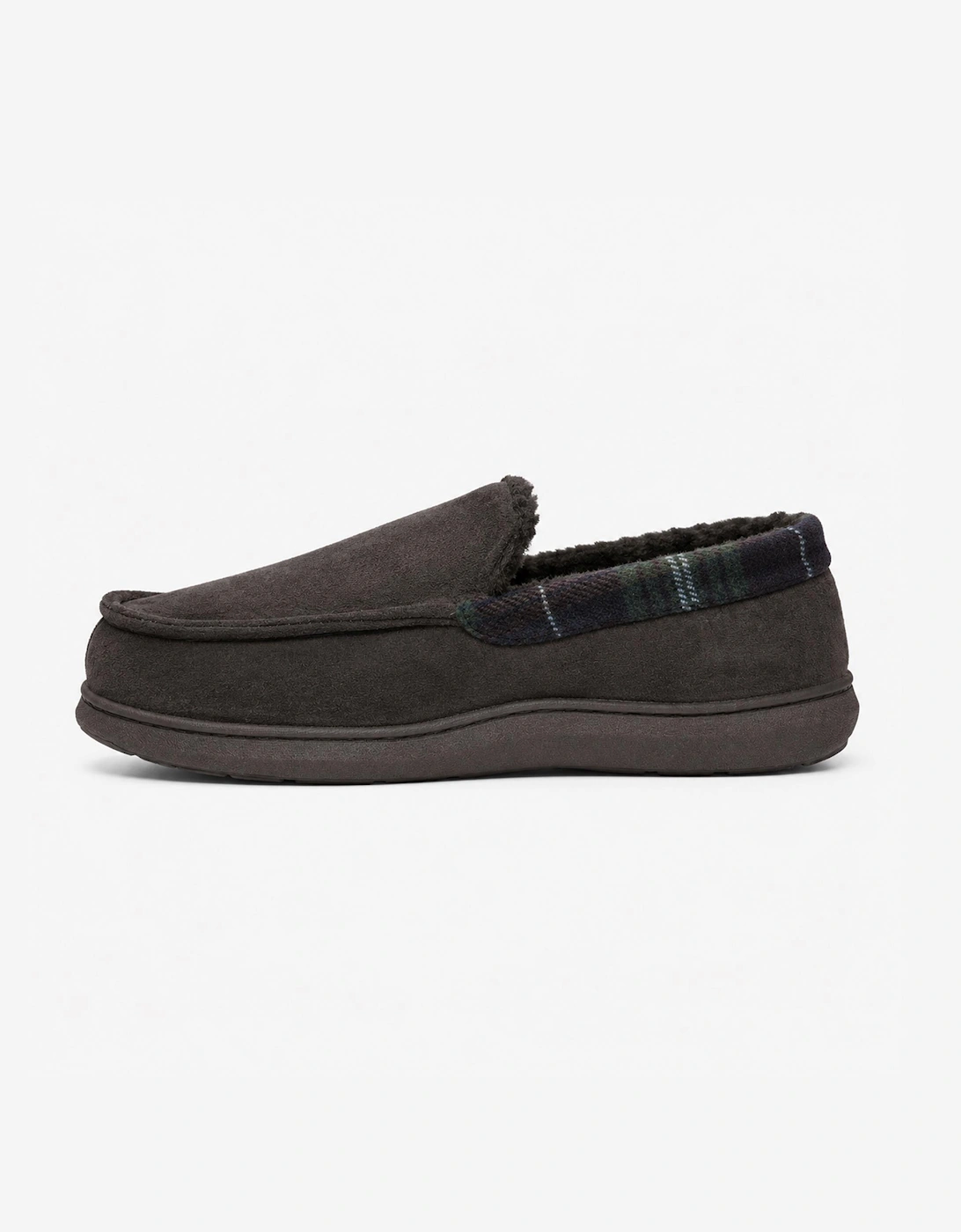 Jo & Joe ST ANDREWS Mens Moccasin Slippers Brown