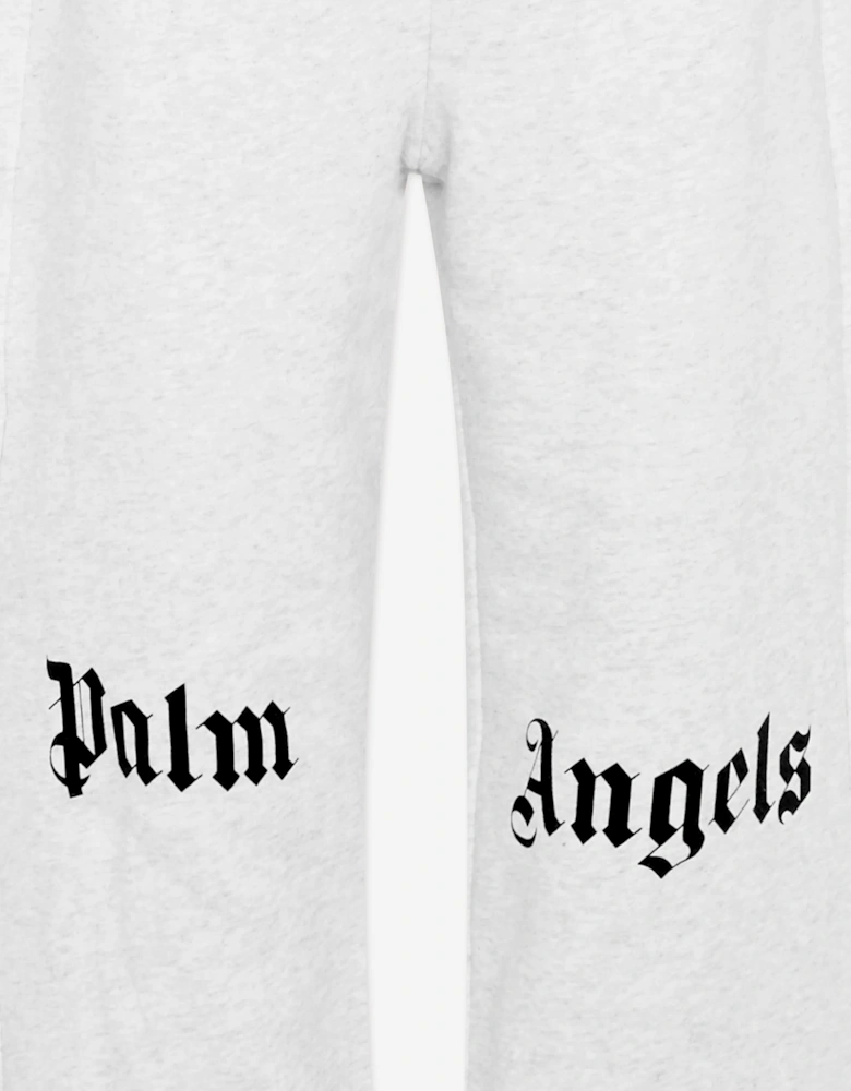 Palm Angels Kids Classic Logo Joggers in Grey