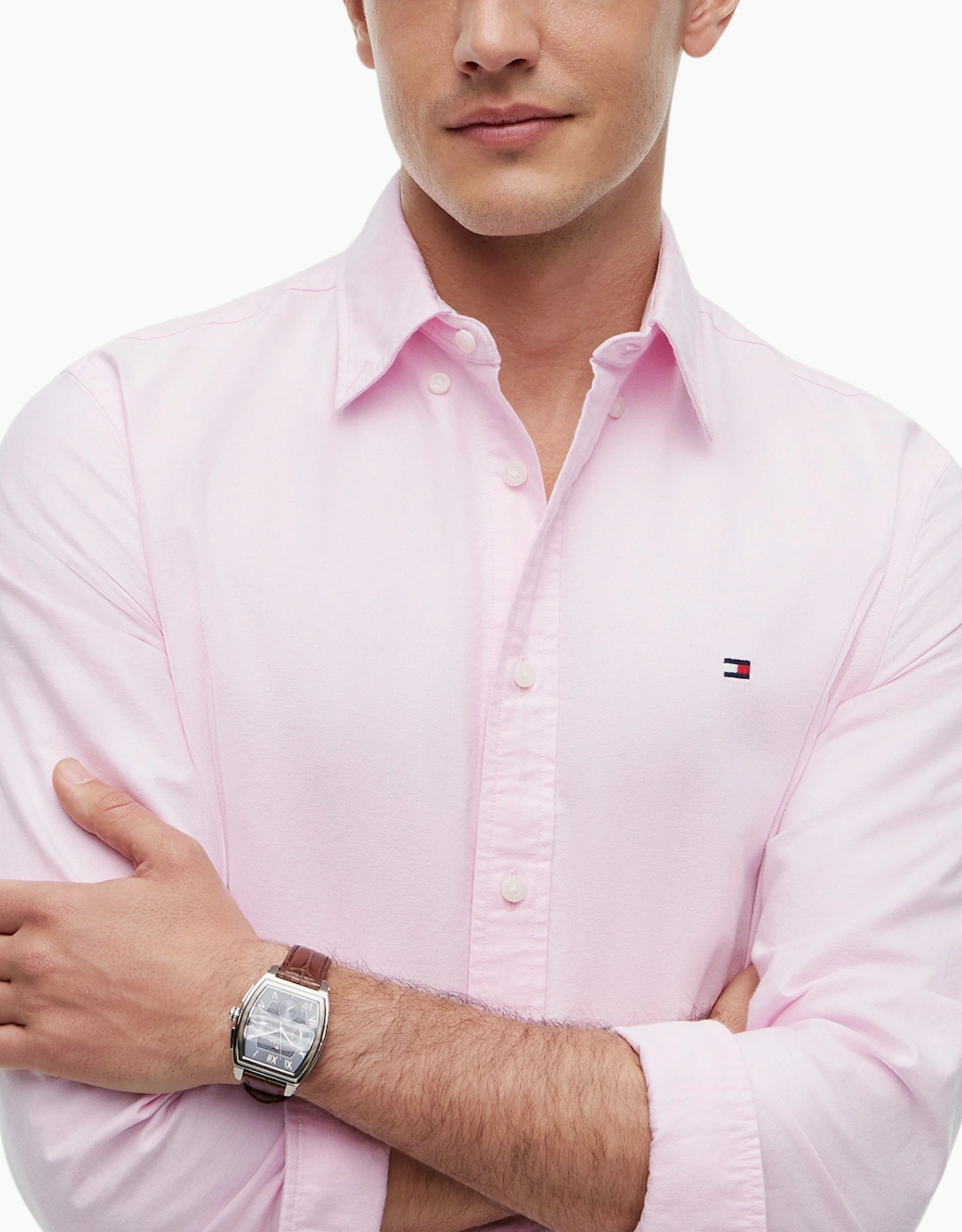 Tommy Hilfiger Mens Shirts Slim Fit Oxford Shirt