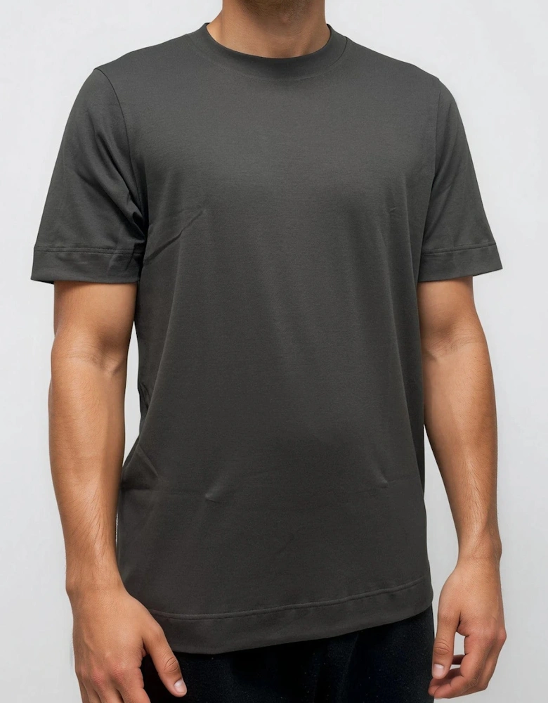 Gran Sasso Pure Cotton T-Shirt in Dark Grey