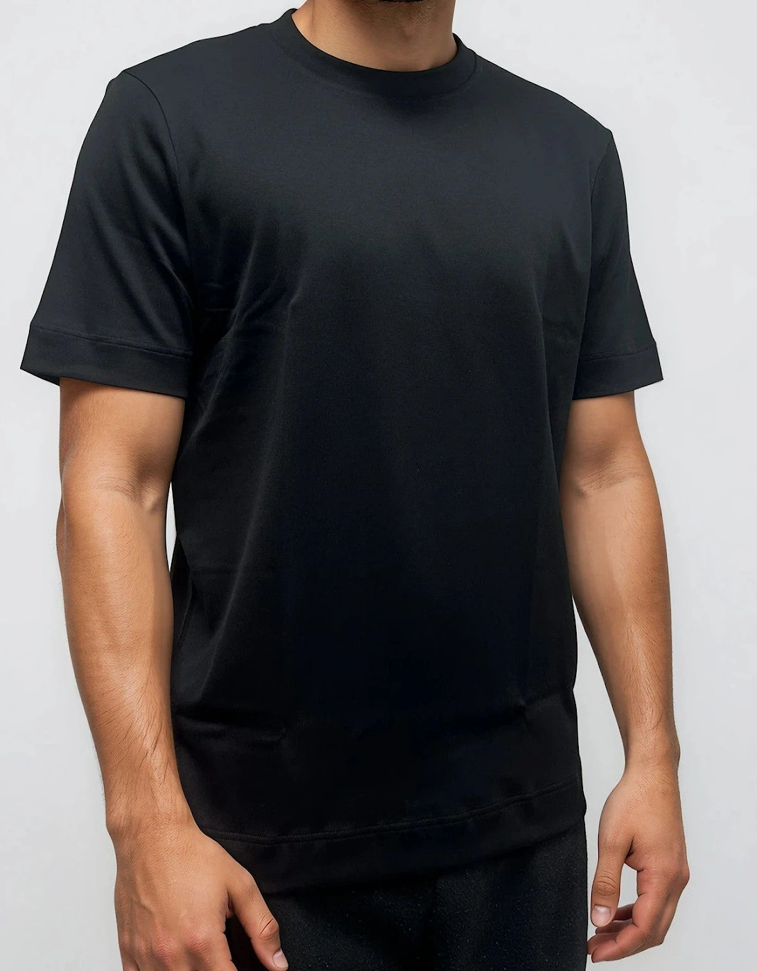 Gran Sasso Pure Cotton T-Shirt in Black