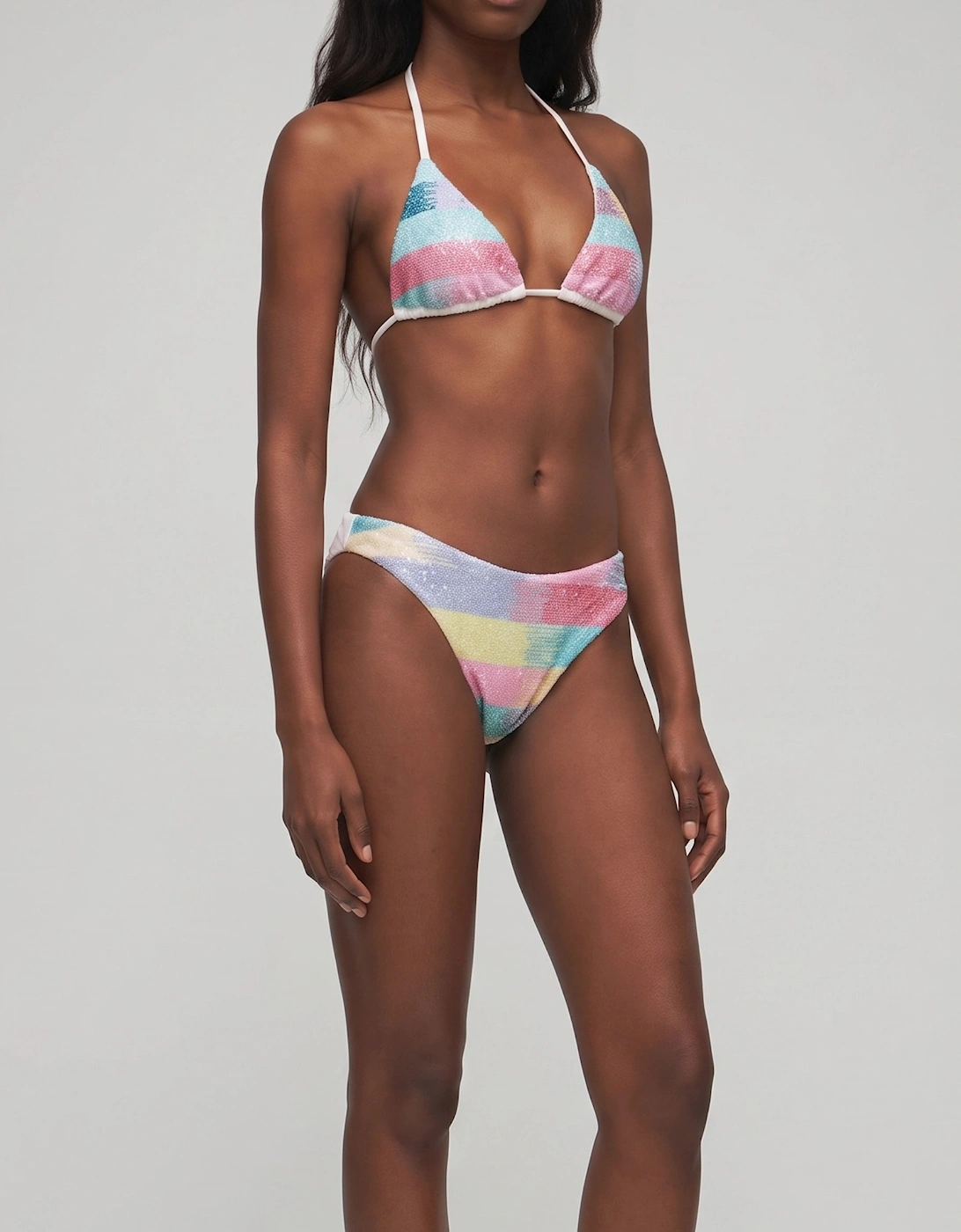 Nerina Multi Colour Hand-Beaded Bikini Bottom