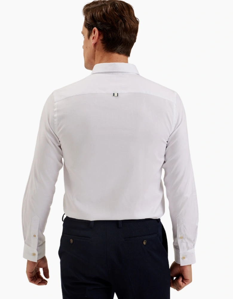Ted Baker Allarde Regular Branded White Oxford Shirt