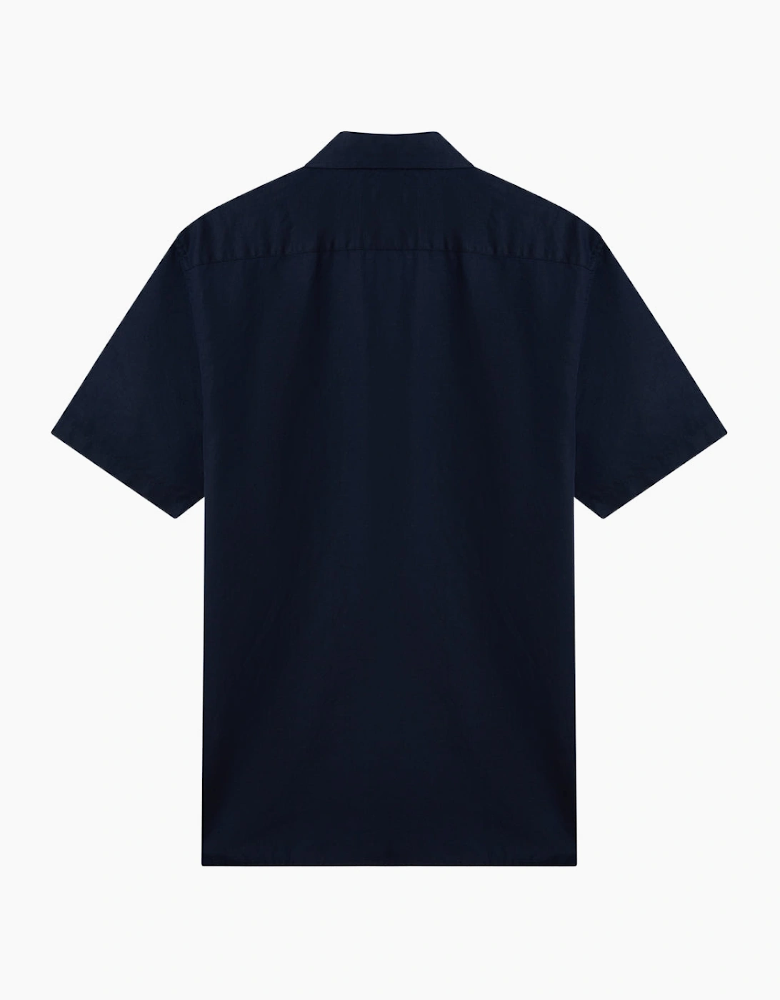 Ted Baker Zebra Regular Navy Linen Shirt