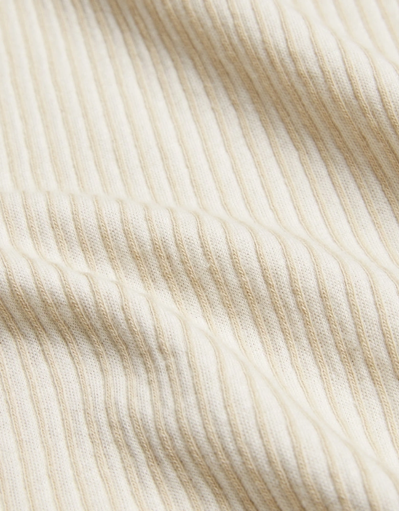 Ted Baker Heynes Regular Fit Textured Beige T-Shirt