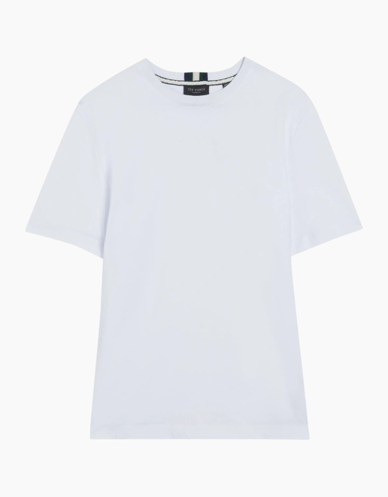Ted Baker Wiskin Regular Branded White T-Shirt