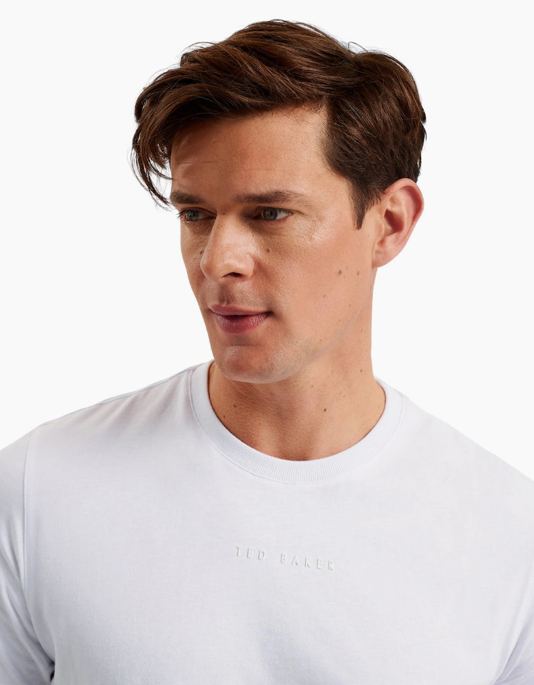 Ted Baker Wiskin Regular Branded White T-Shirt