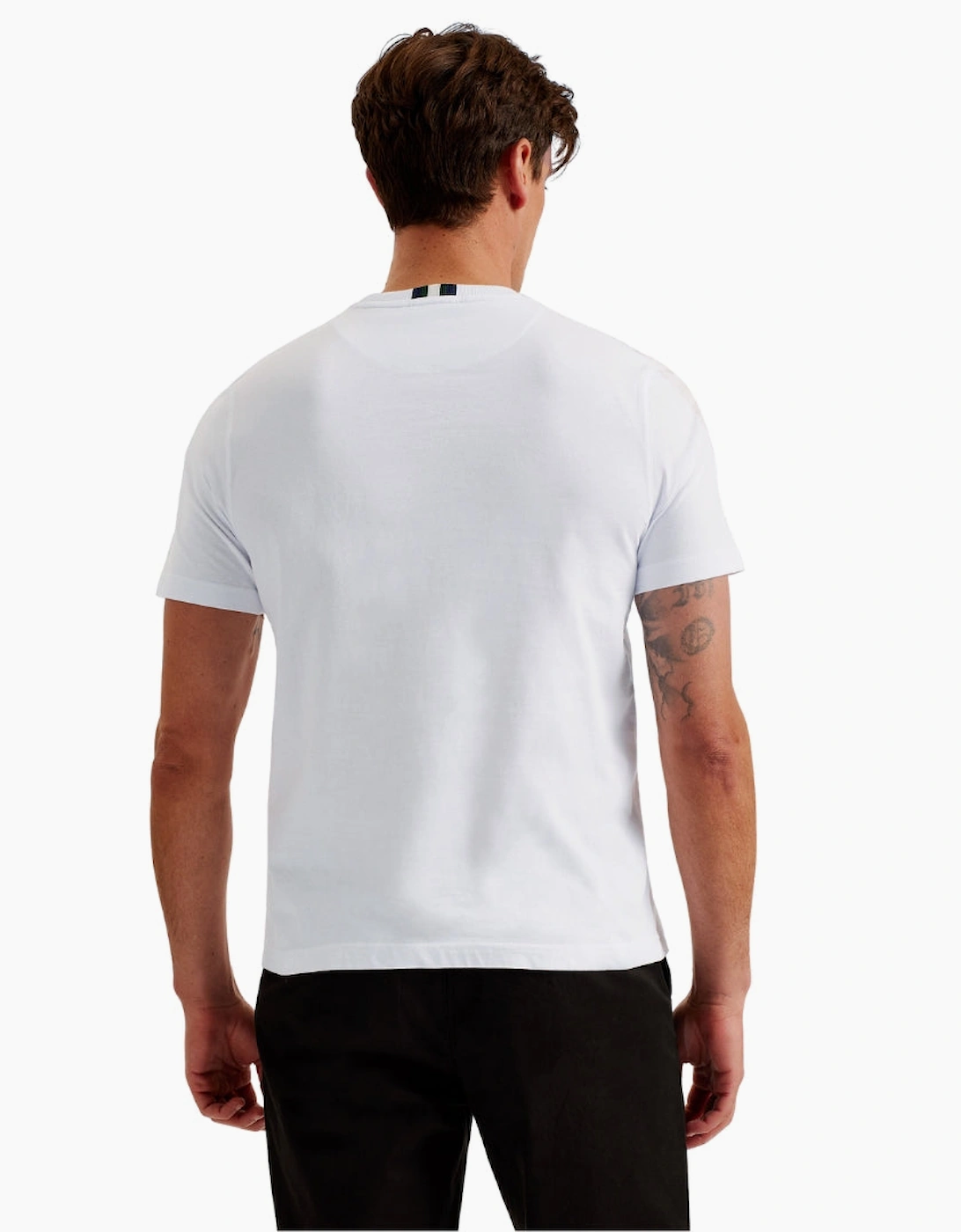 Ted Baker Wiskin Regular Branded White T-Shirt