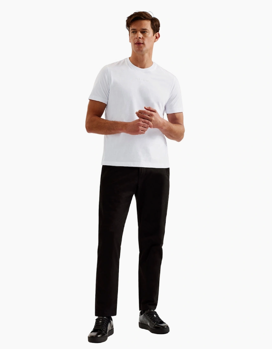 Ted Baker Wiskin Regular Branded White T-Shirt