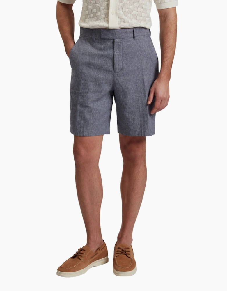 Ted Baker Kenleys Stretch Blue Linen Short
