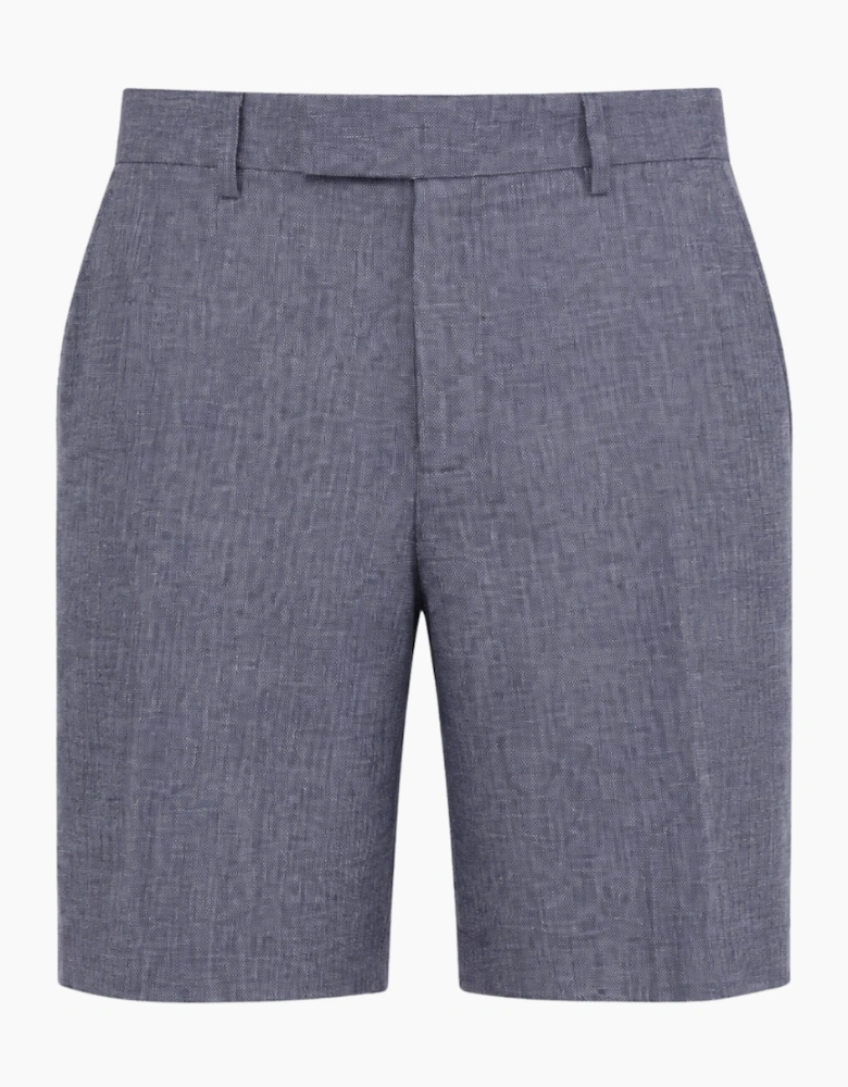 Ted Baker Kenleys Stretch Blue Linen Short