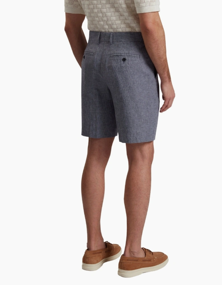 Ted Baker Kenleys Stretch Blue Linen Short