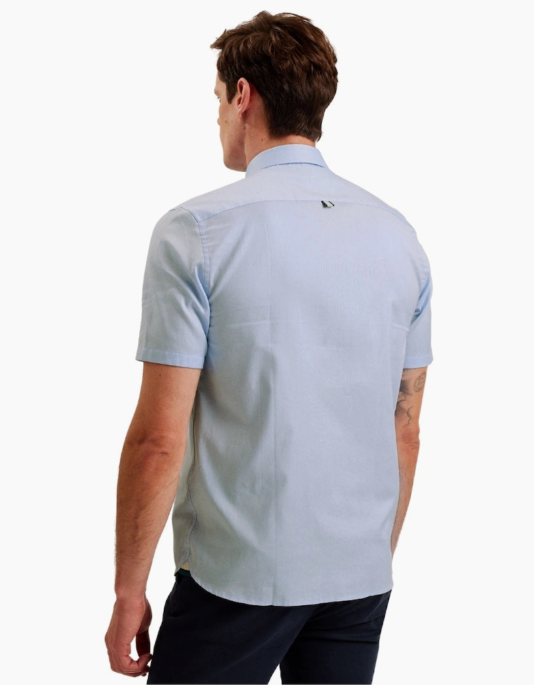 Ted Baker Aldgte Regular Premium Light-Blue Oxford Shirt