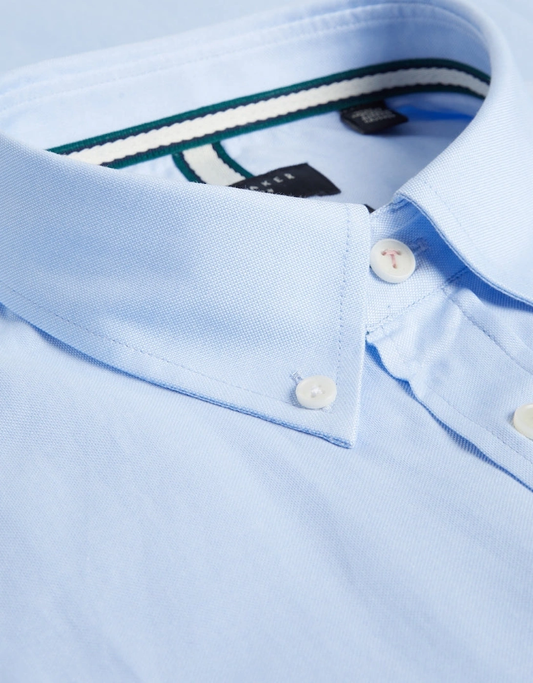 Ted Baker Aldgte Regular Premium Light-Blue Oxford Shirt