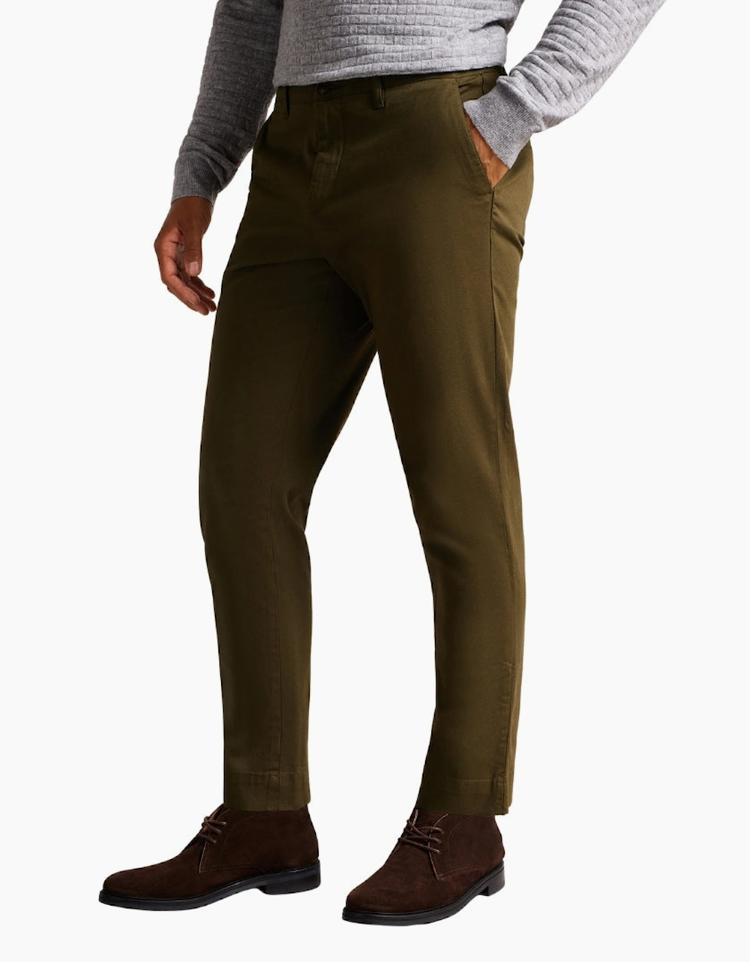 Ted Baker Genbee Regular Fit Khaki Chino