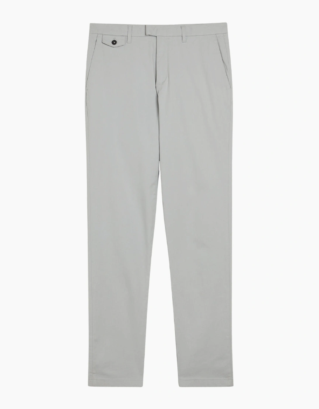 Ted Baker Haydae Slim Fit Textured Grey Chino Trousers