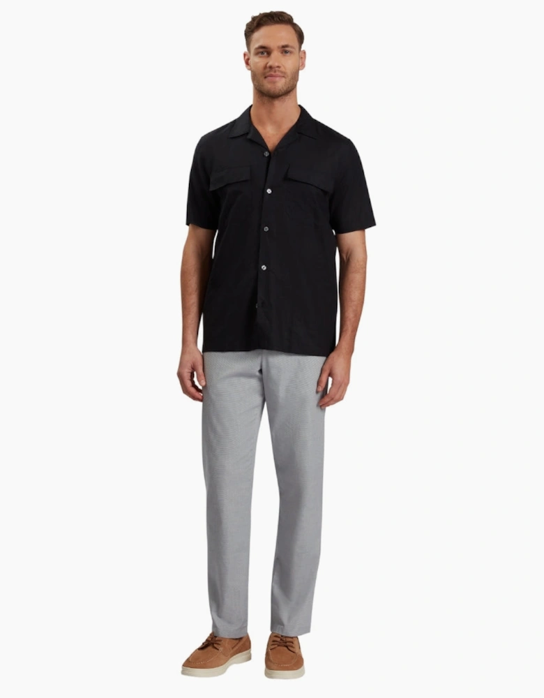 Ted Baker Whether Regular Fit Black Double Pocket Shirt